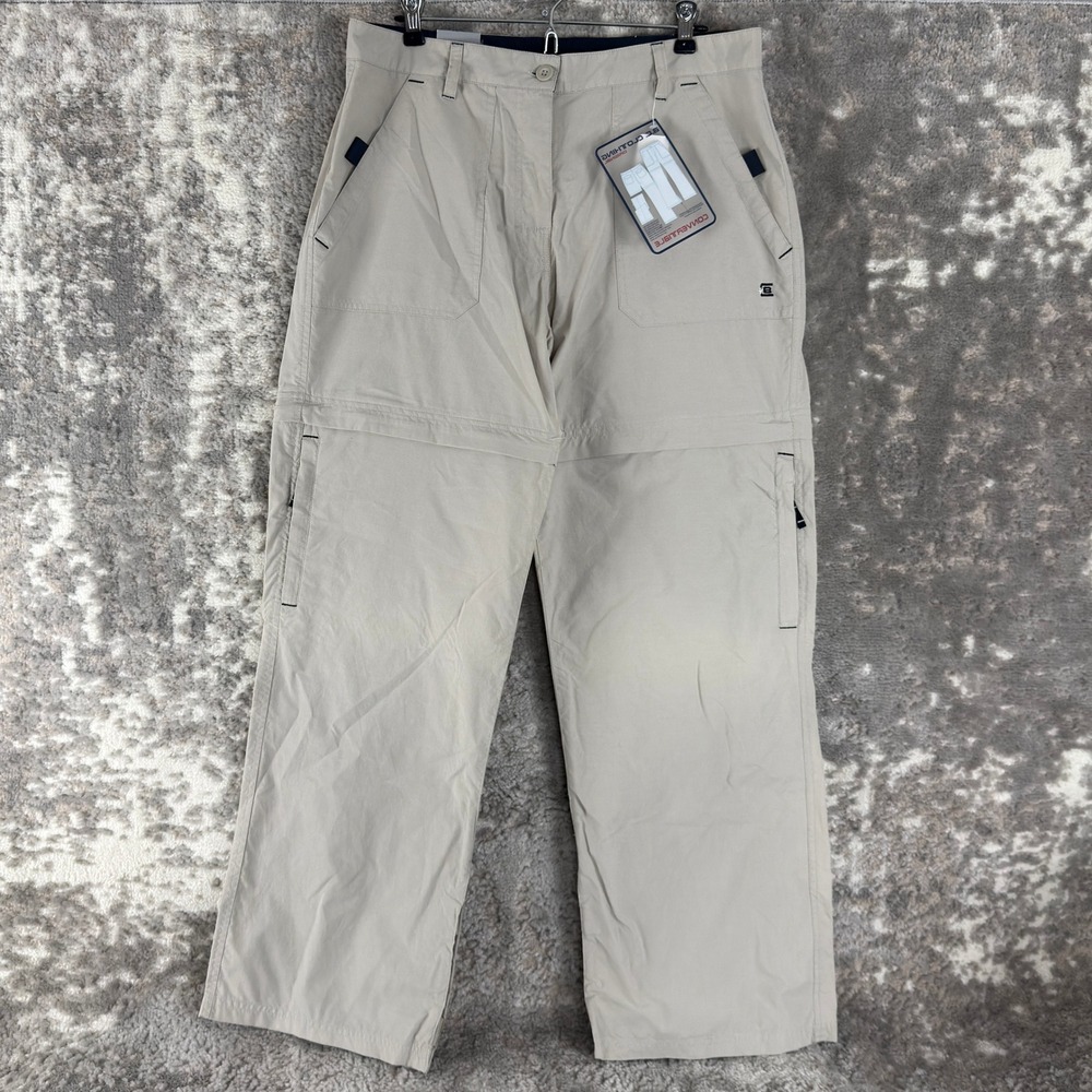 New B.C. Clothing Size XL Convertible Hiking Cargo Outdoor Pants Tan Long Men